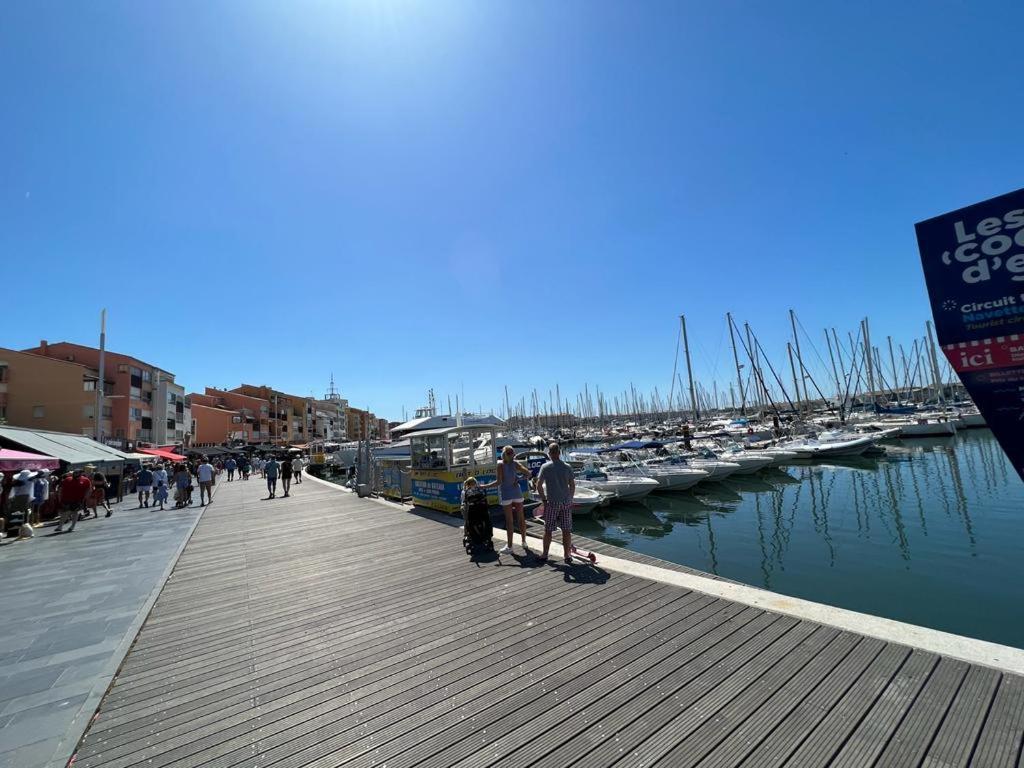 Super T2 Joli Balcon Centre Port Du Cap D'Agde Lägenhet Exteriör bild